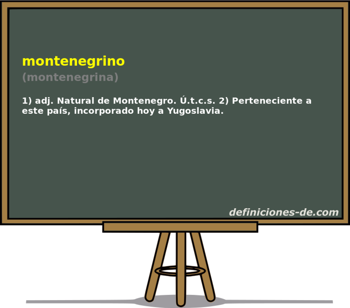 montenegrino (montenegrina)