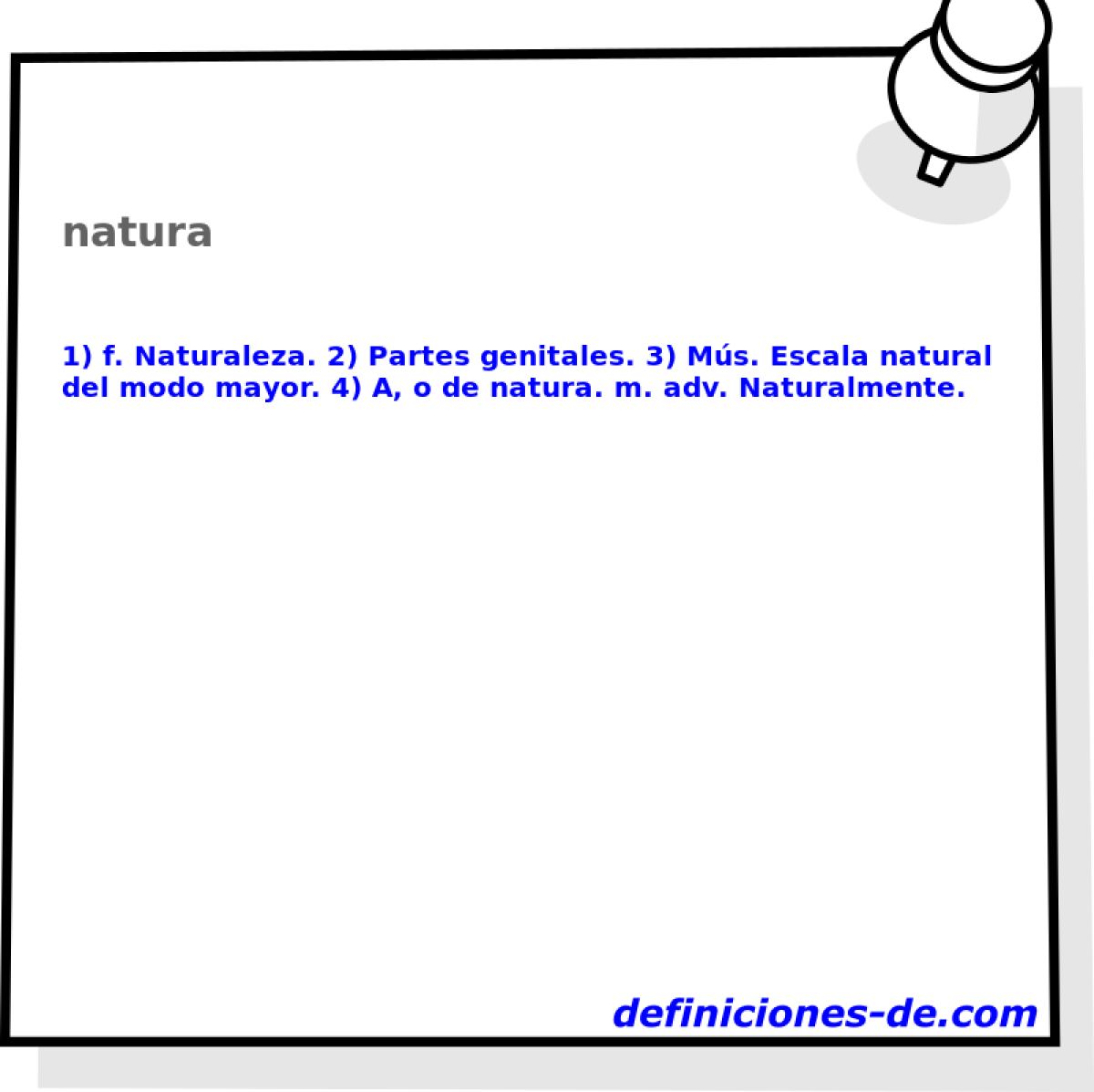 Natura | Significado de natura
