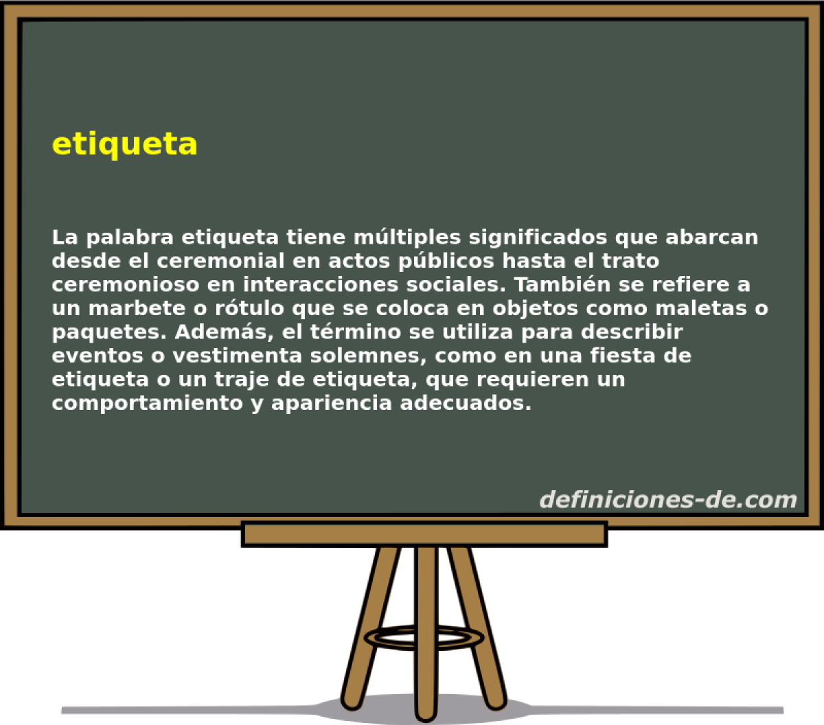 etiqueta 