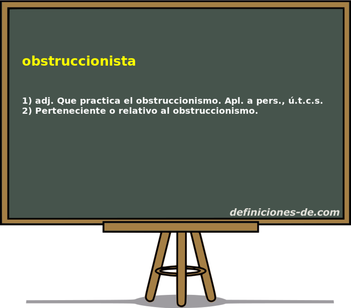 obstruccionista 