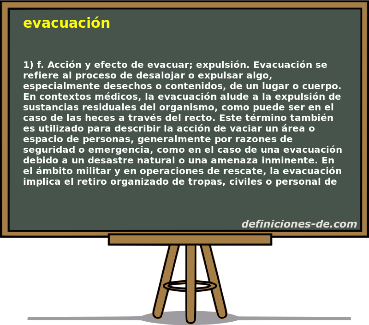 evacuacin 