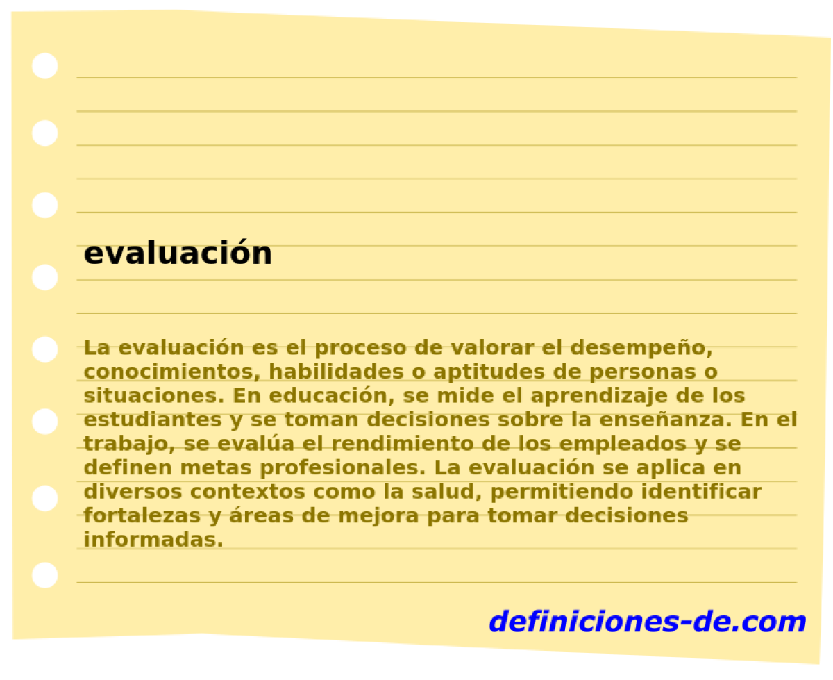 evaluacin 