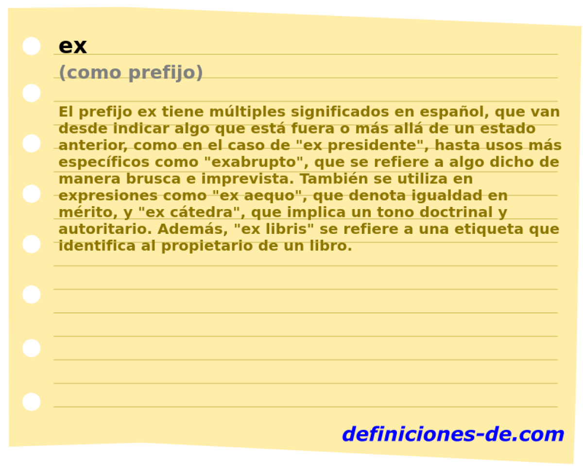 ex (como prefijo)