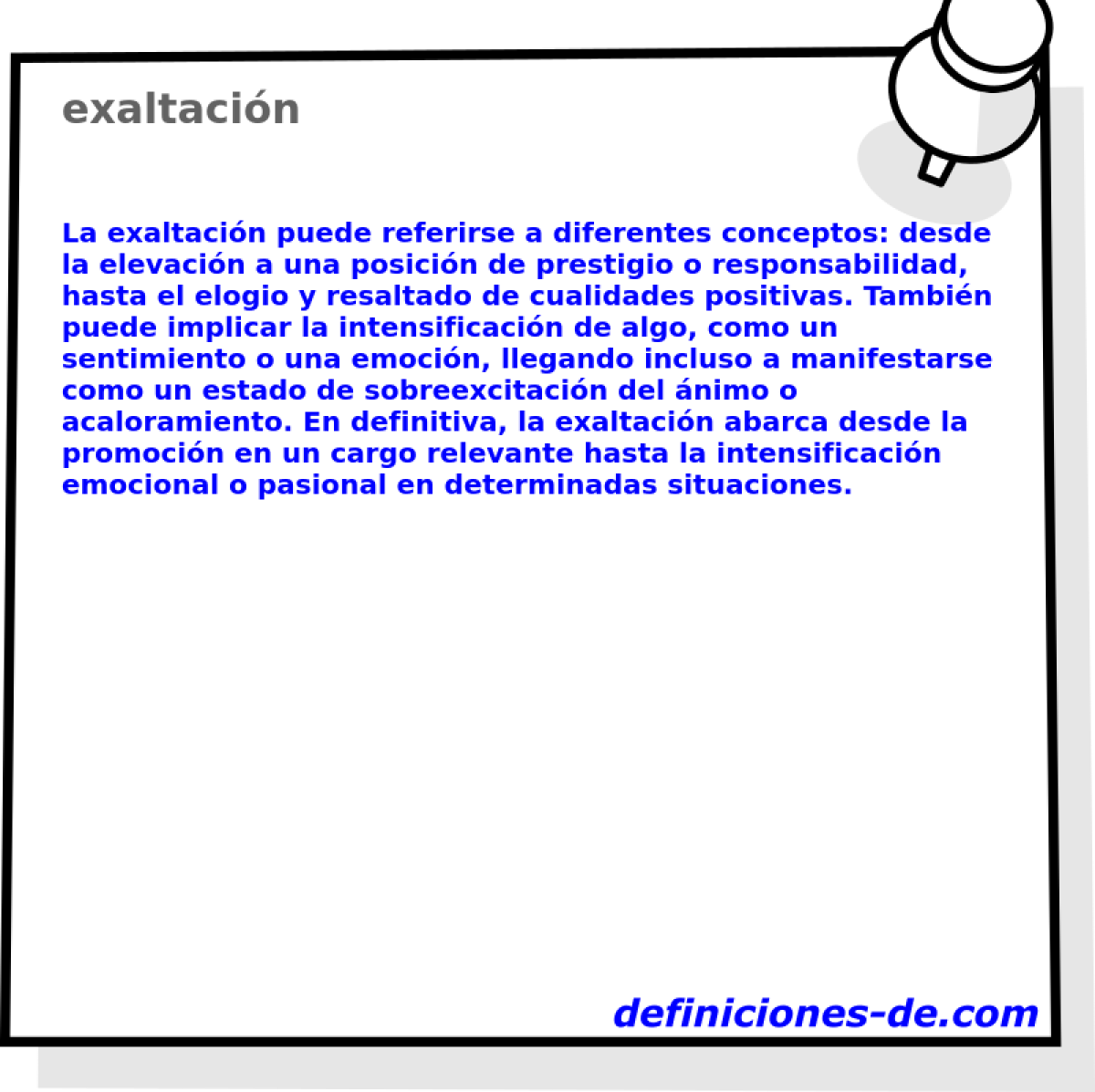 exaltacin 