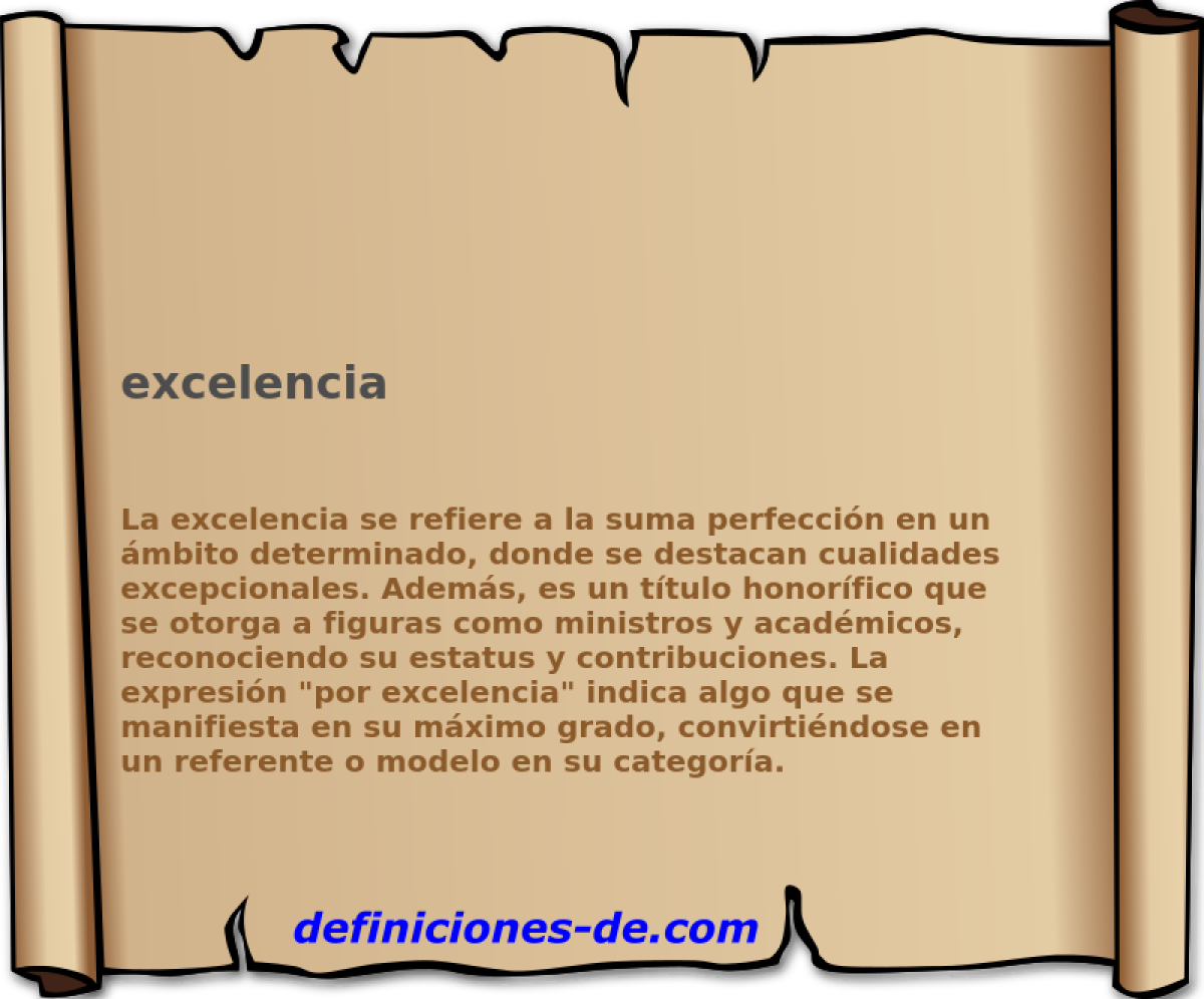 excelencia 