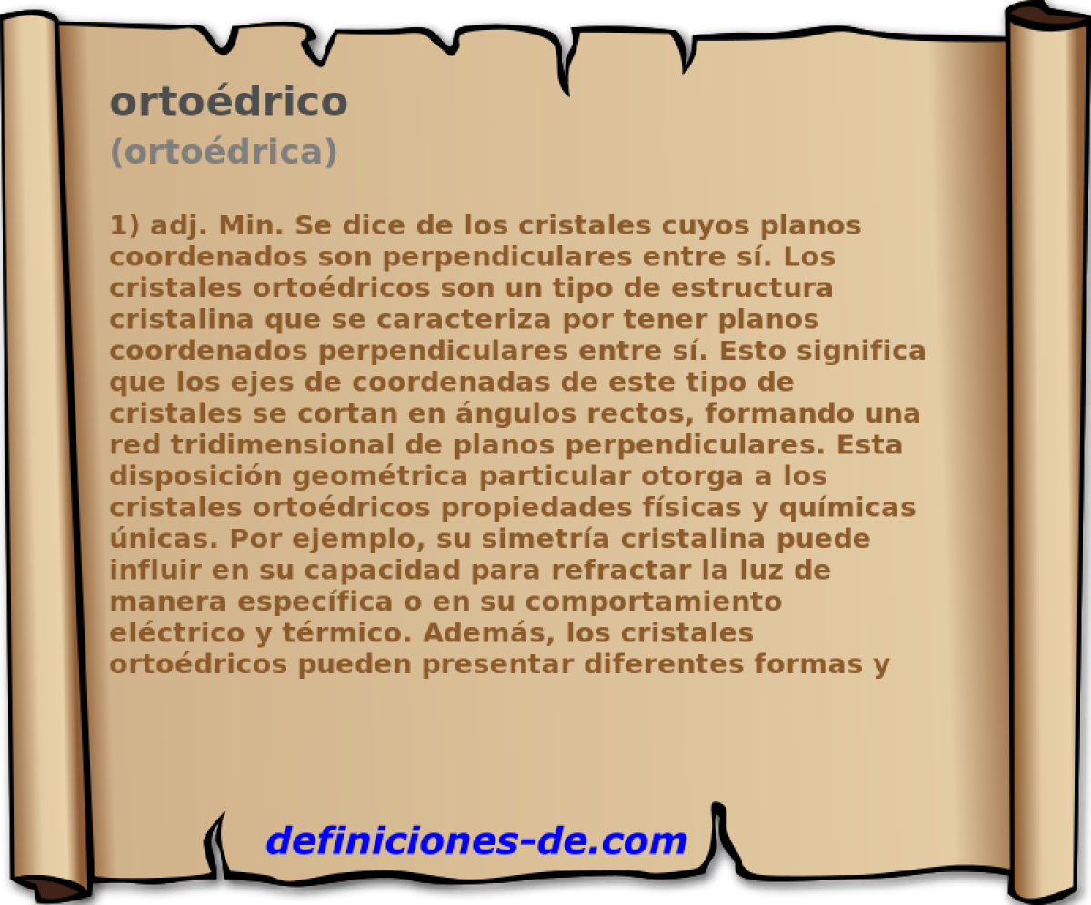 ortodrico (ortodrica)