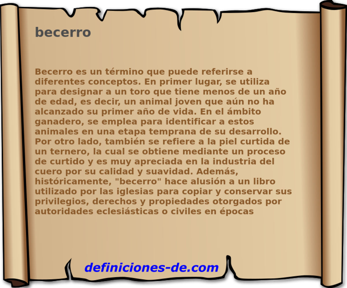 becerro 