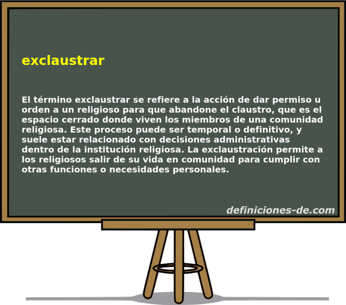 exclaustrar 