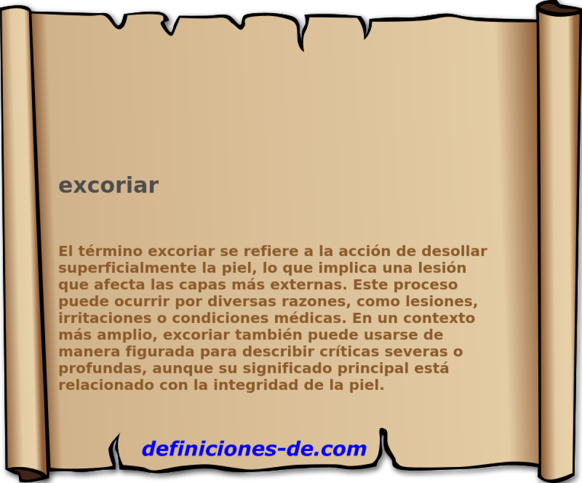 excoriar 