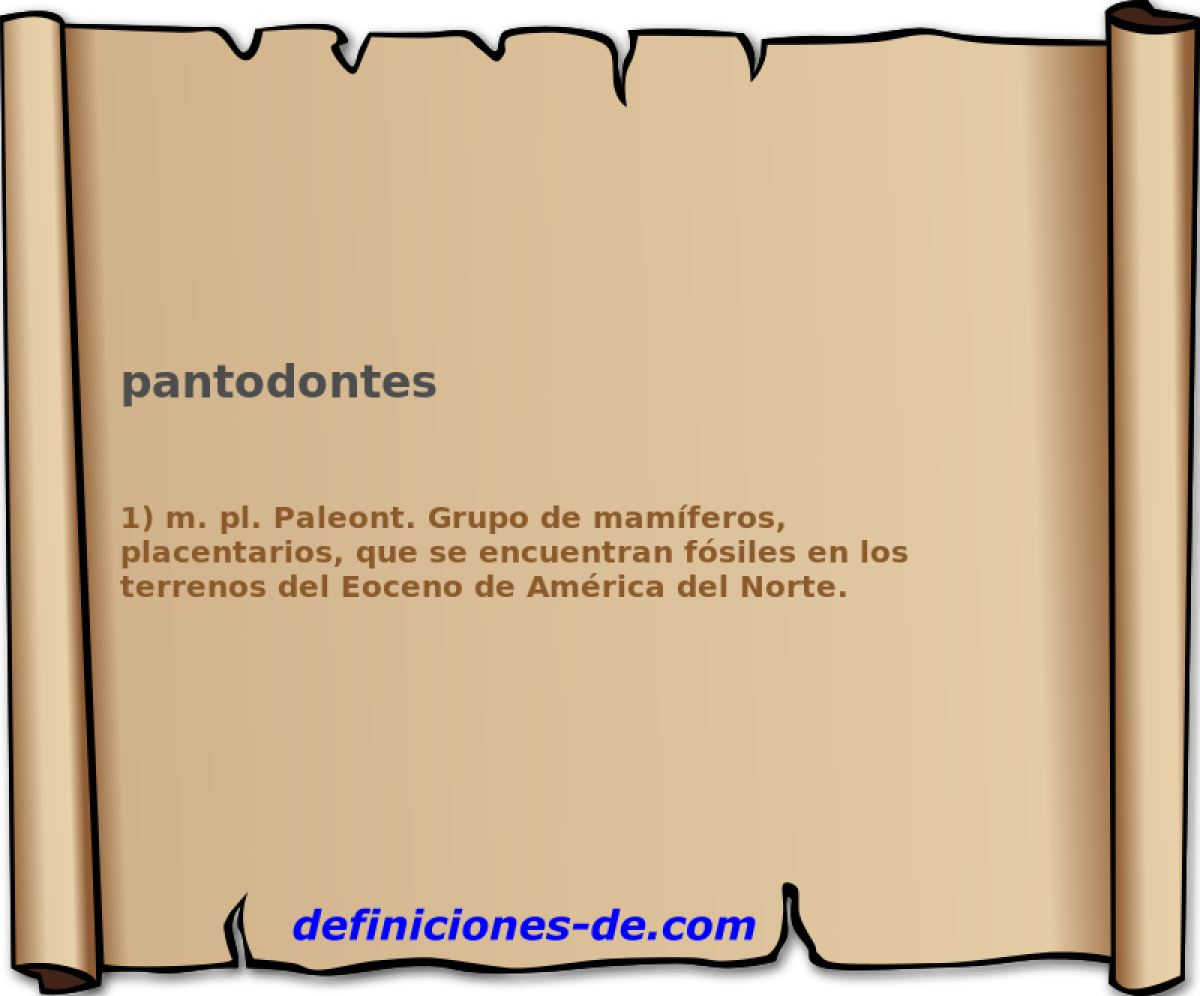 pantodontes 