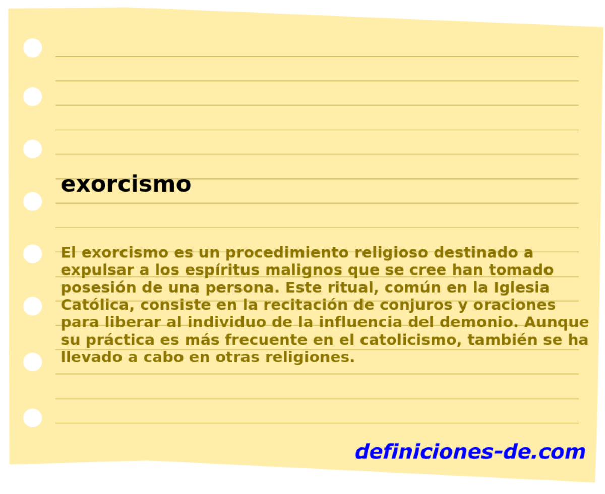 exorcismo 