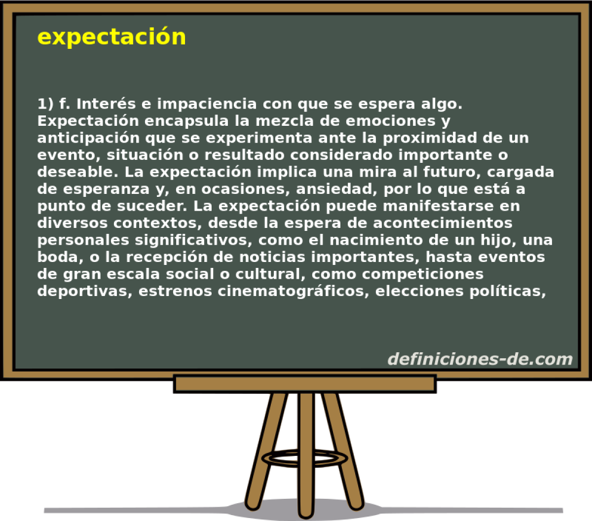 expectacin 