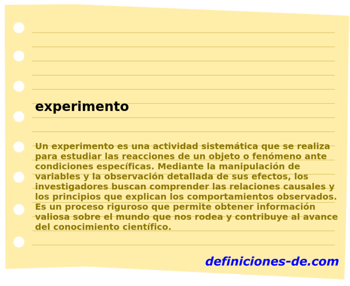 experimento 