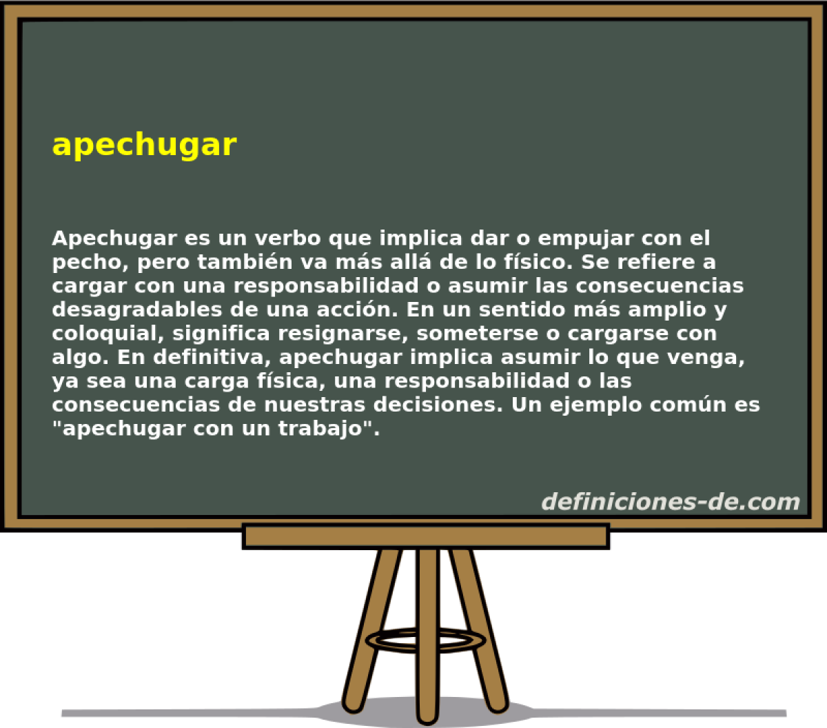 apechugar 