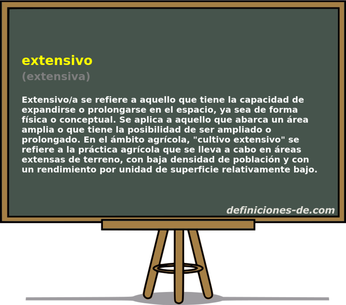 extensivo (extensiva)