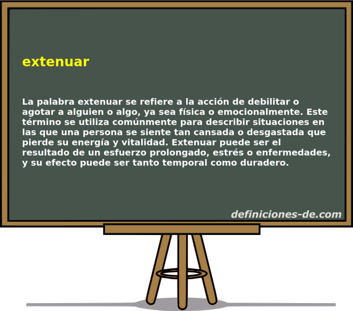 extenuar 