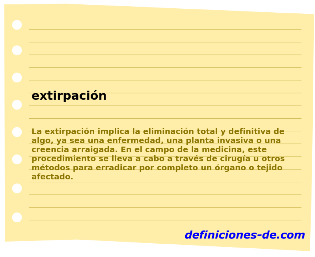 extirpacin 