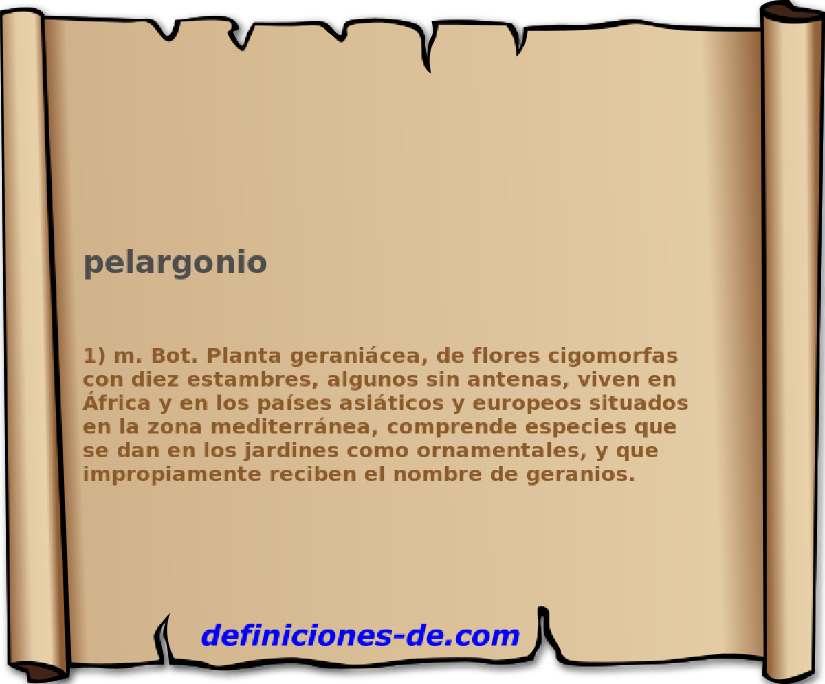 pelargonio 