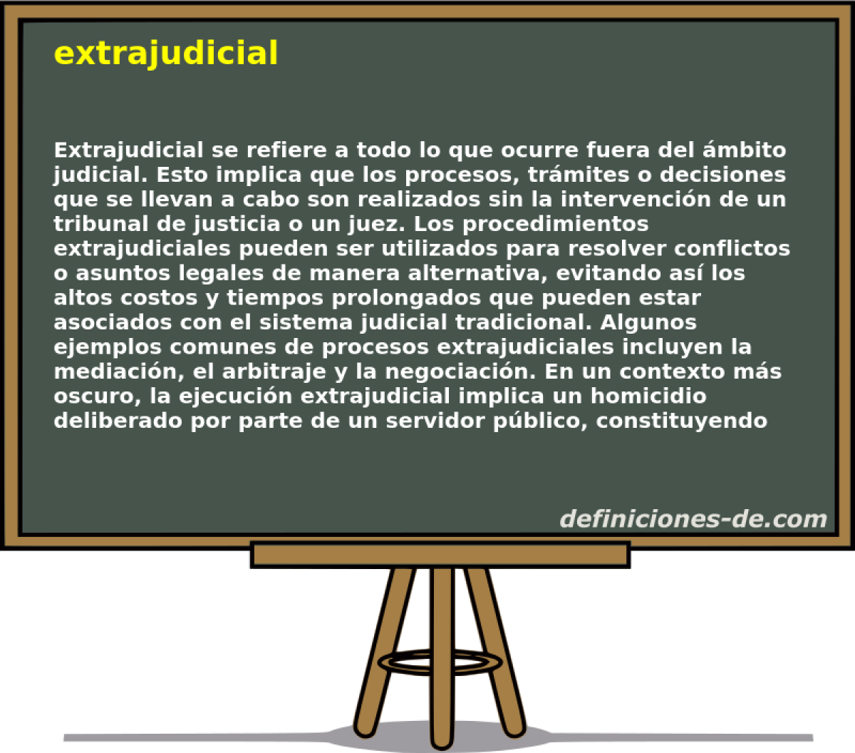 extrajudicial 