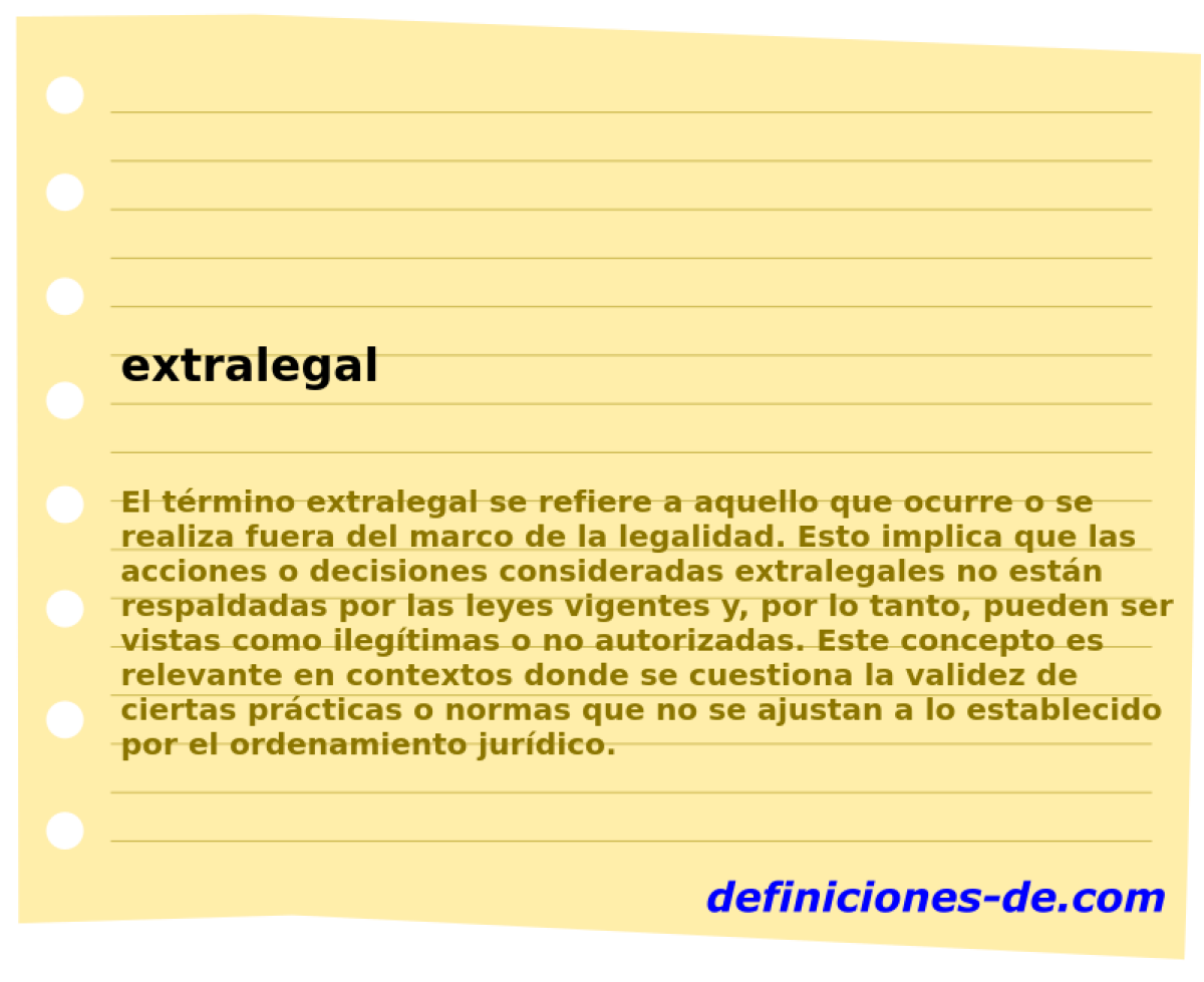 extralegal 