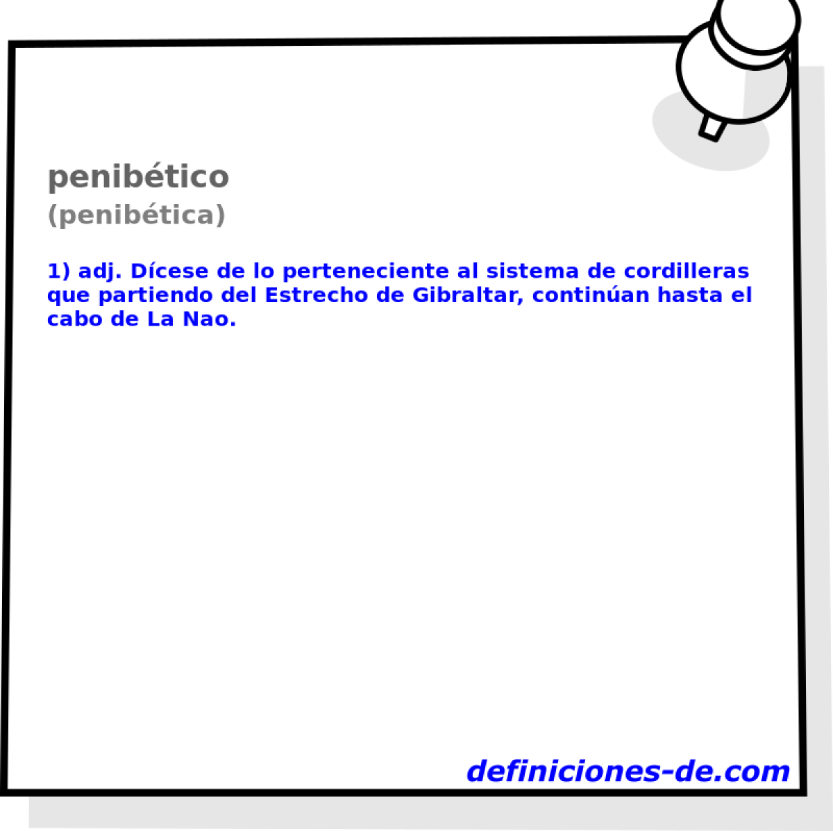 penibtico (penibtica)