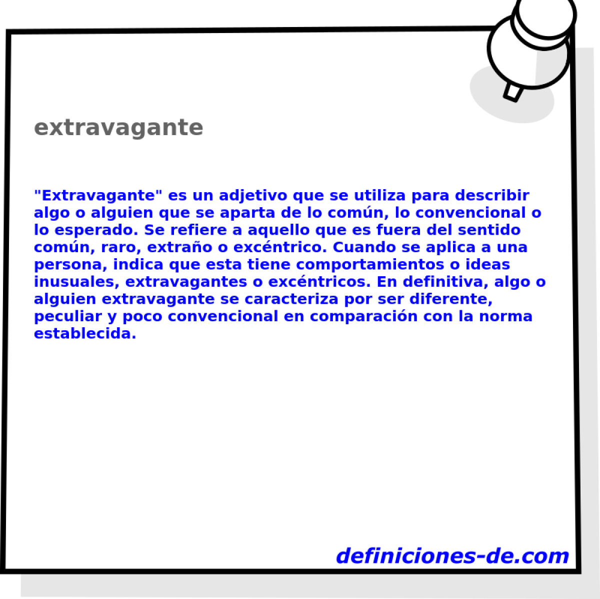 extravagante 