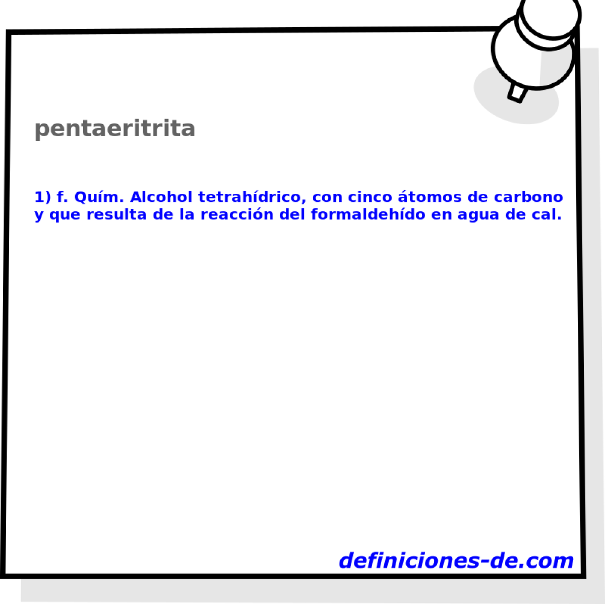 pentaeritrita 