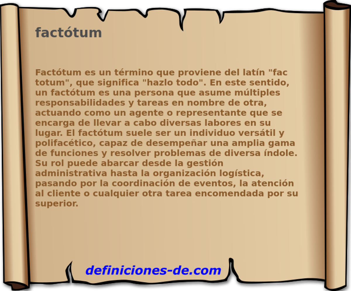 facttum 