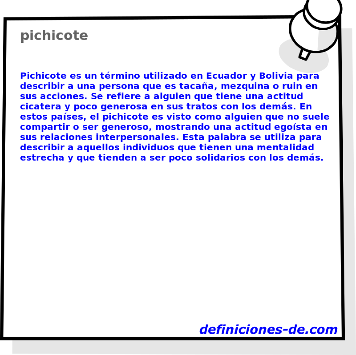 pichicote 