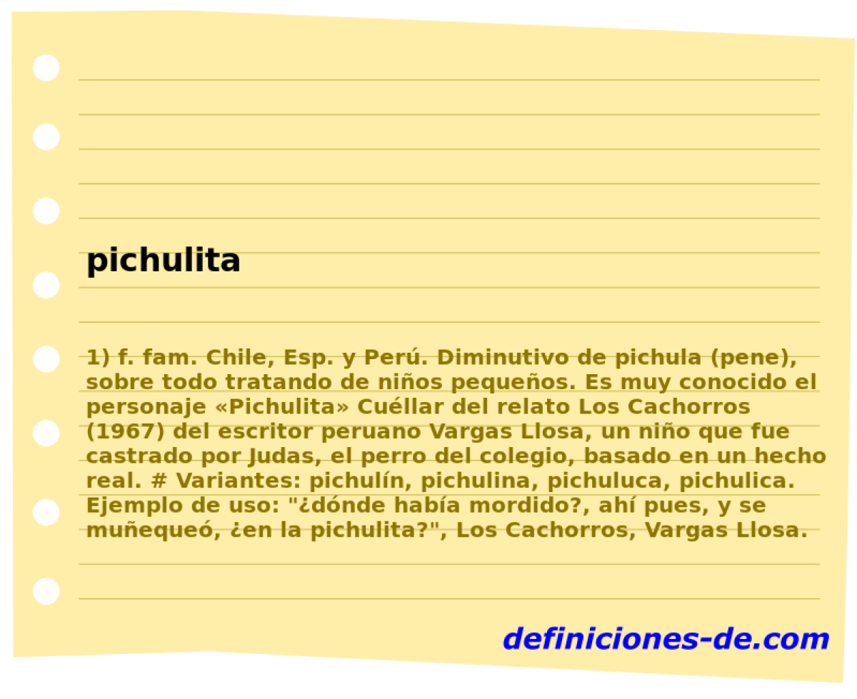 pichulita 