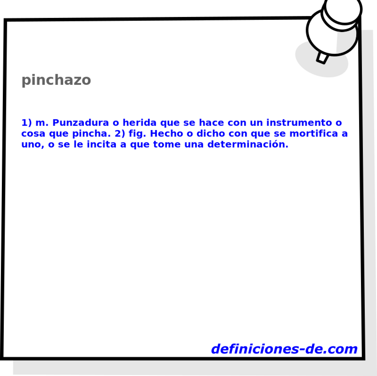 pinchazo 