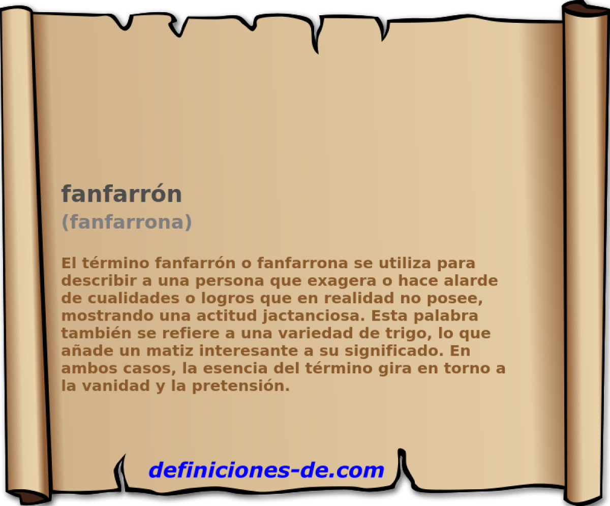 fanfarrn (fanfarrona)