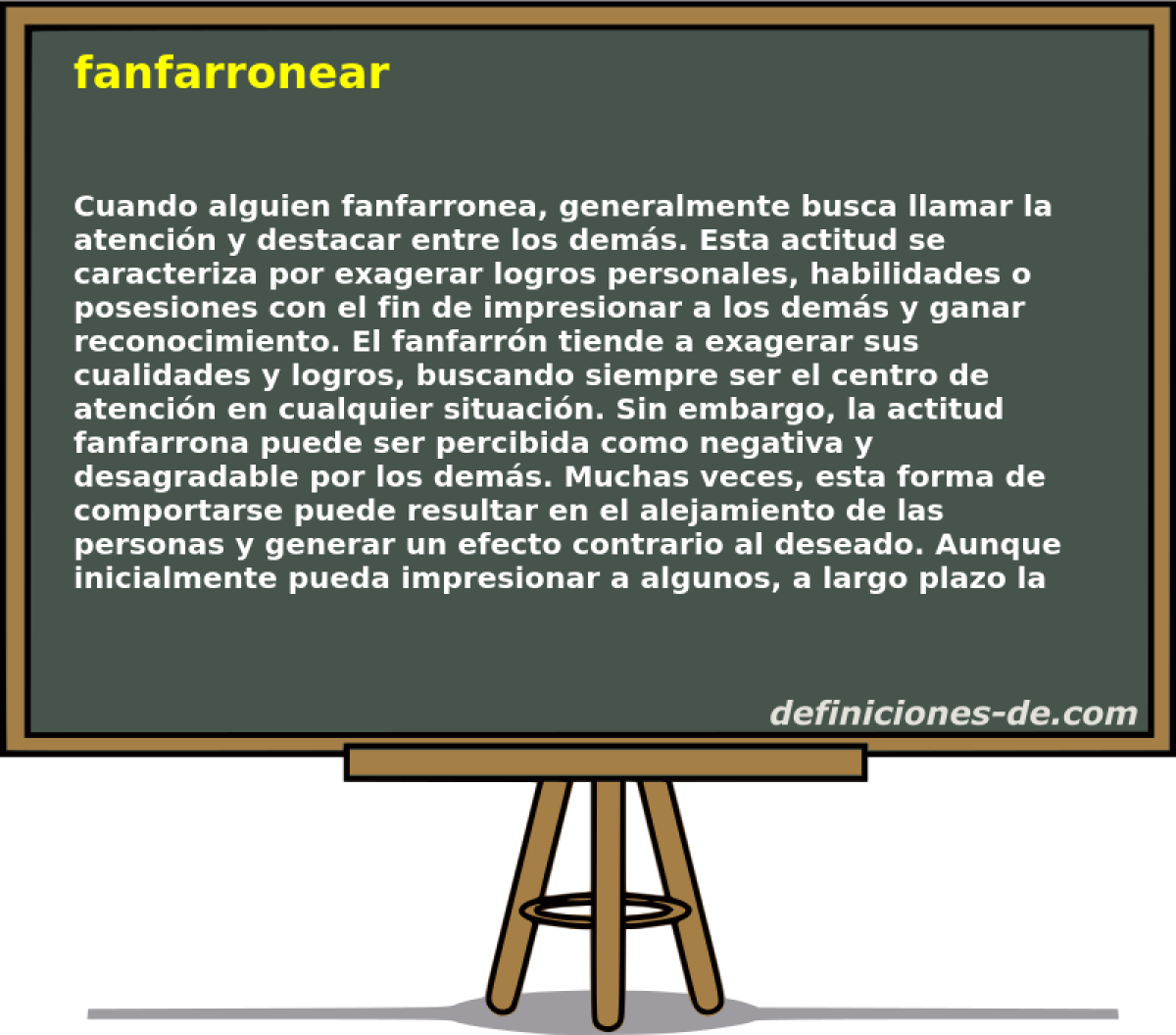 fanfarronear 