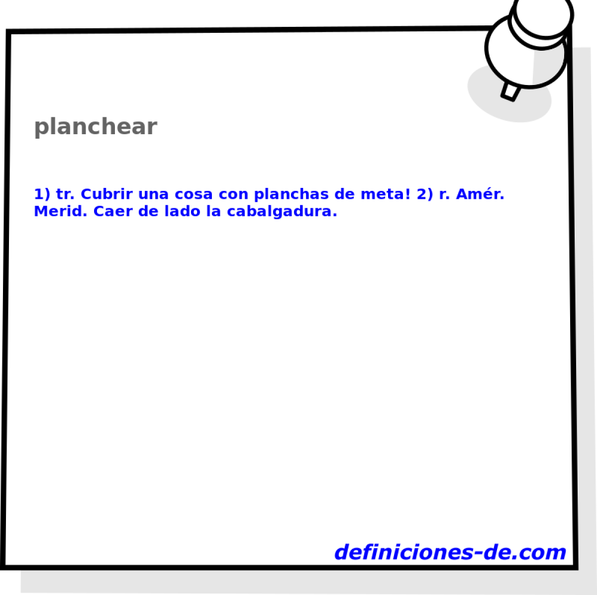 planchear 