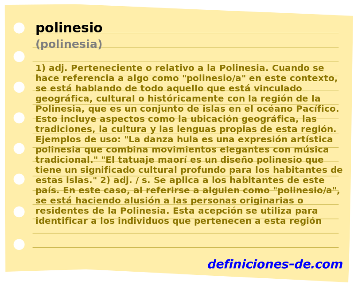 polinesio (polinesia)