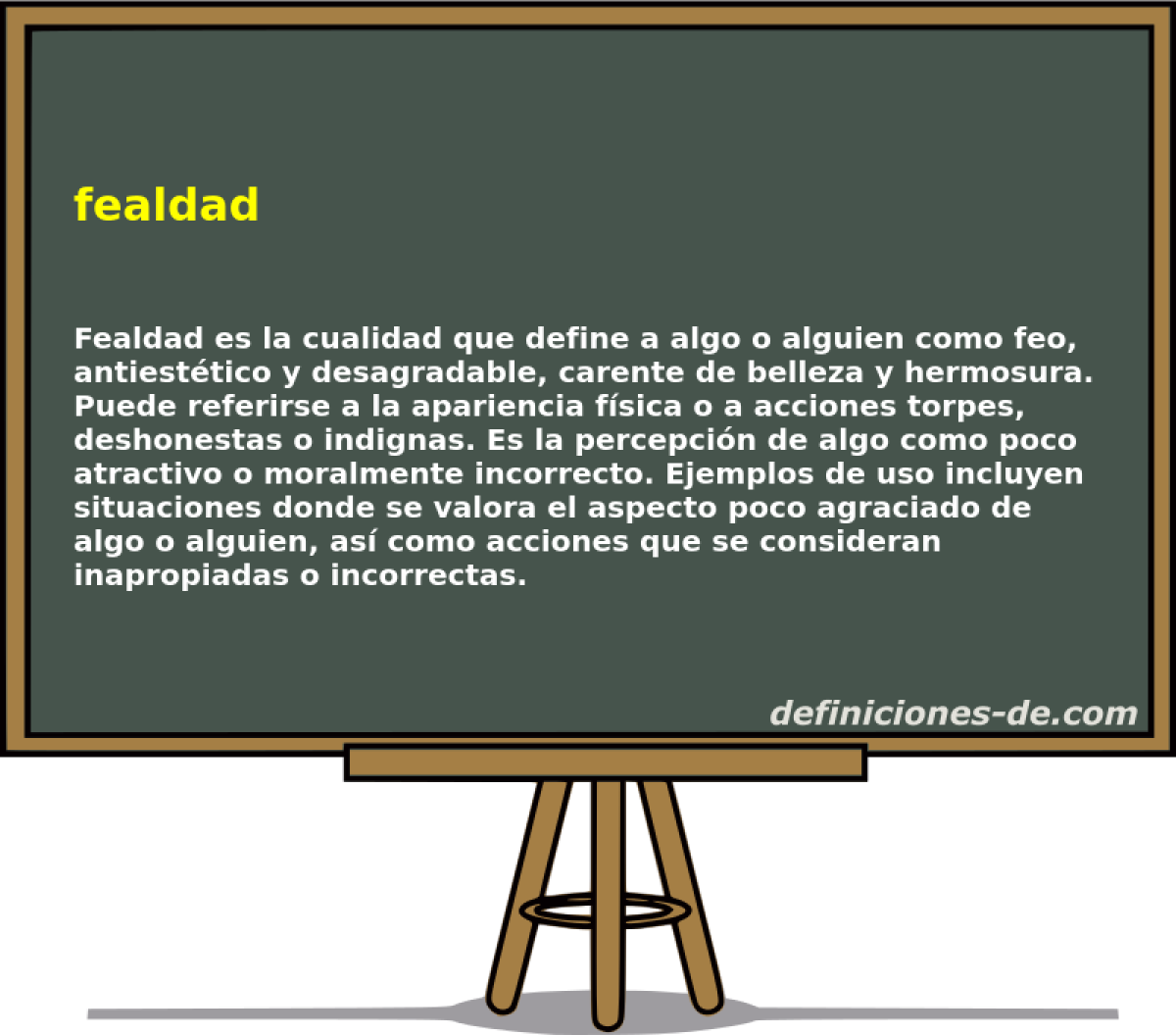 fealdad 