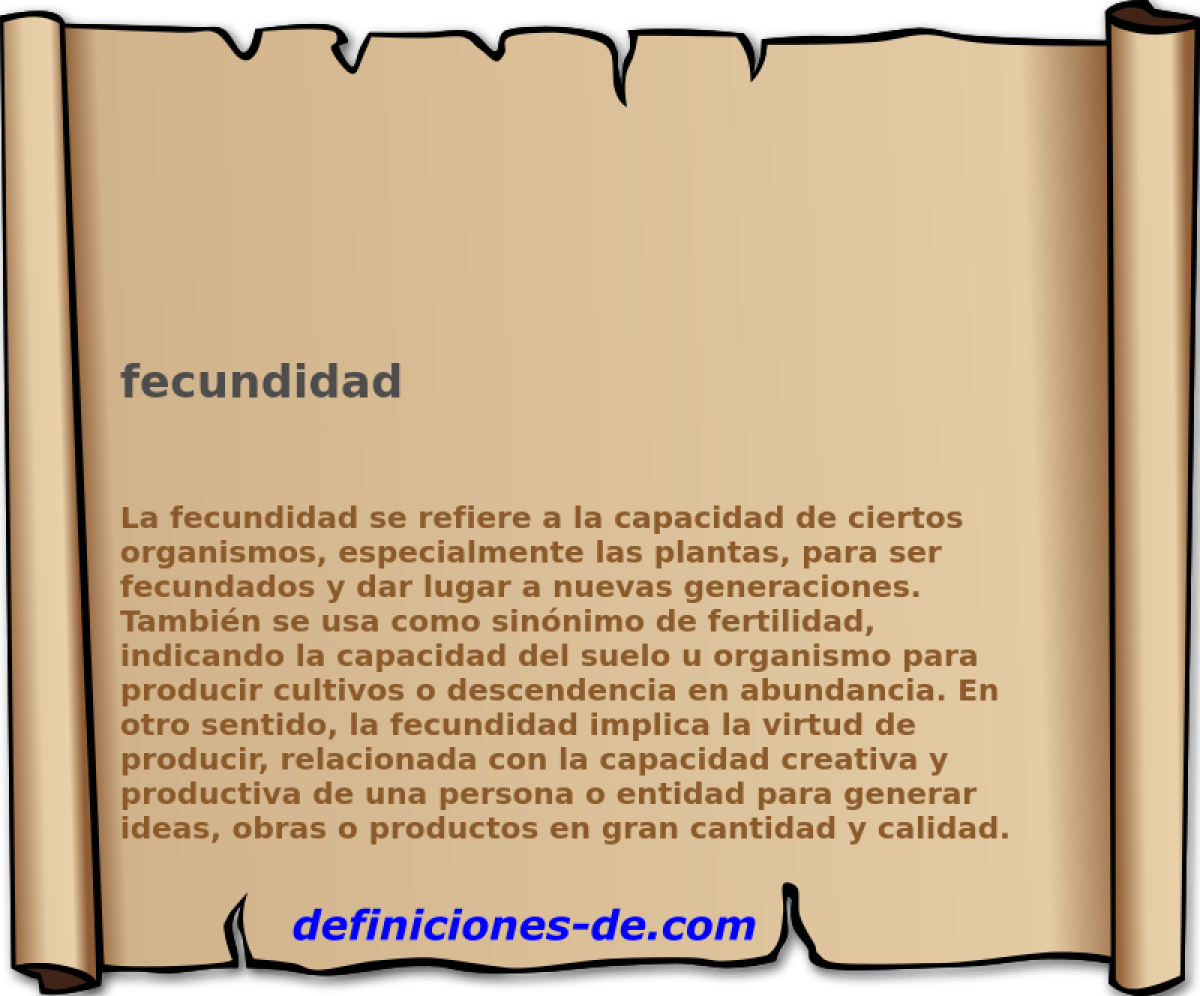 fecundidad 