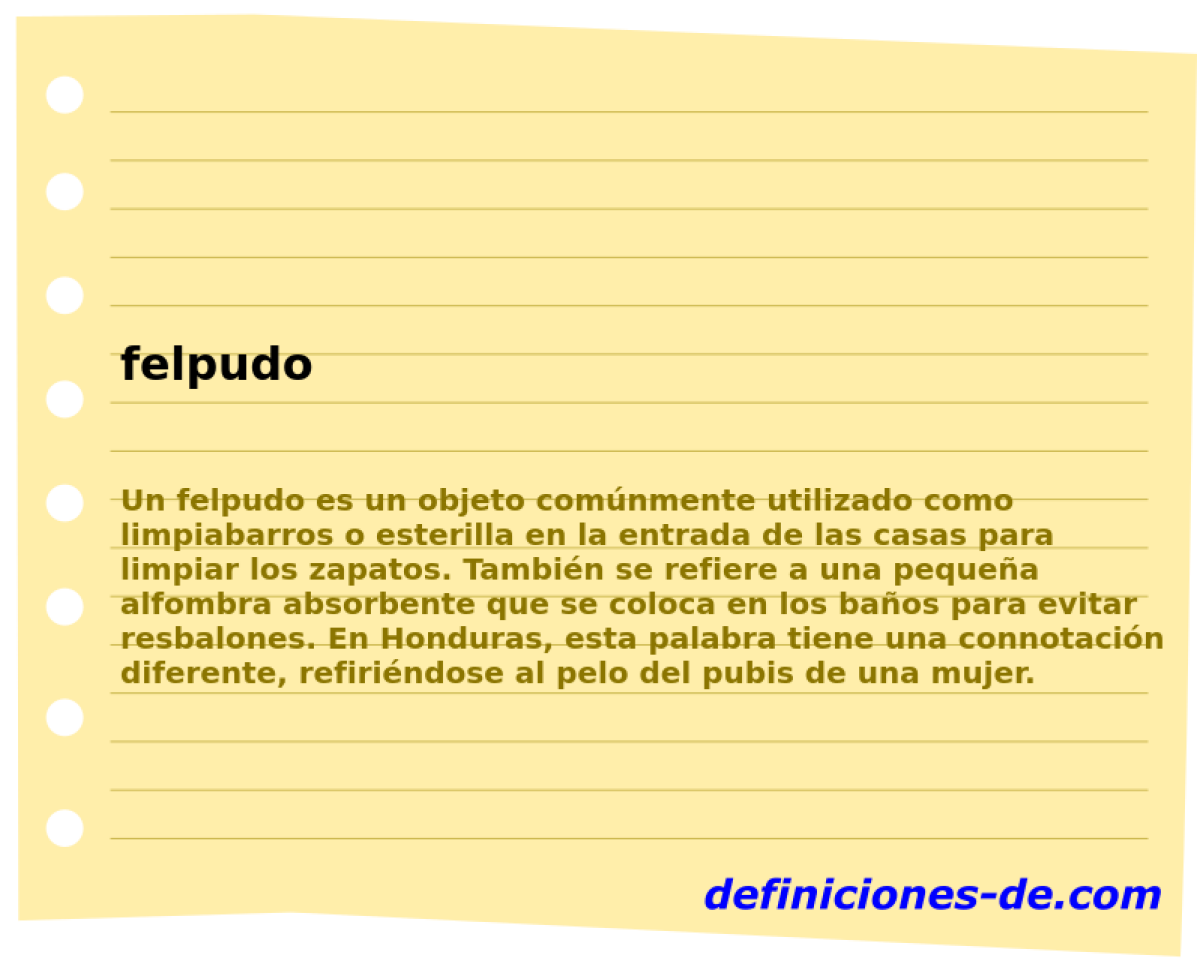 felpudo 