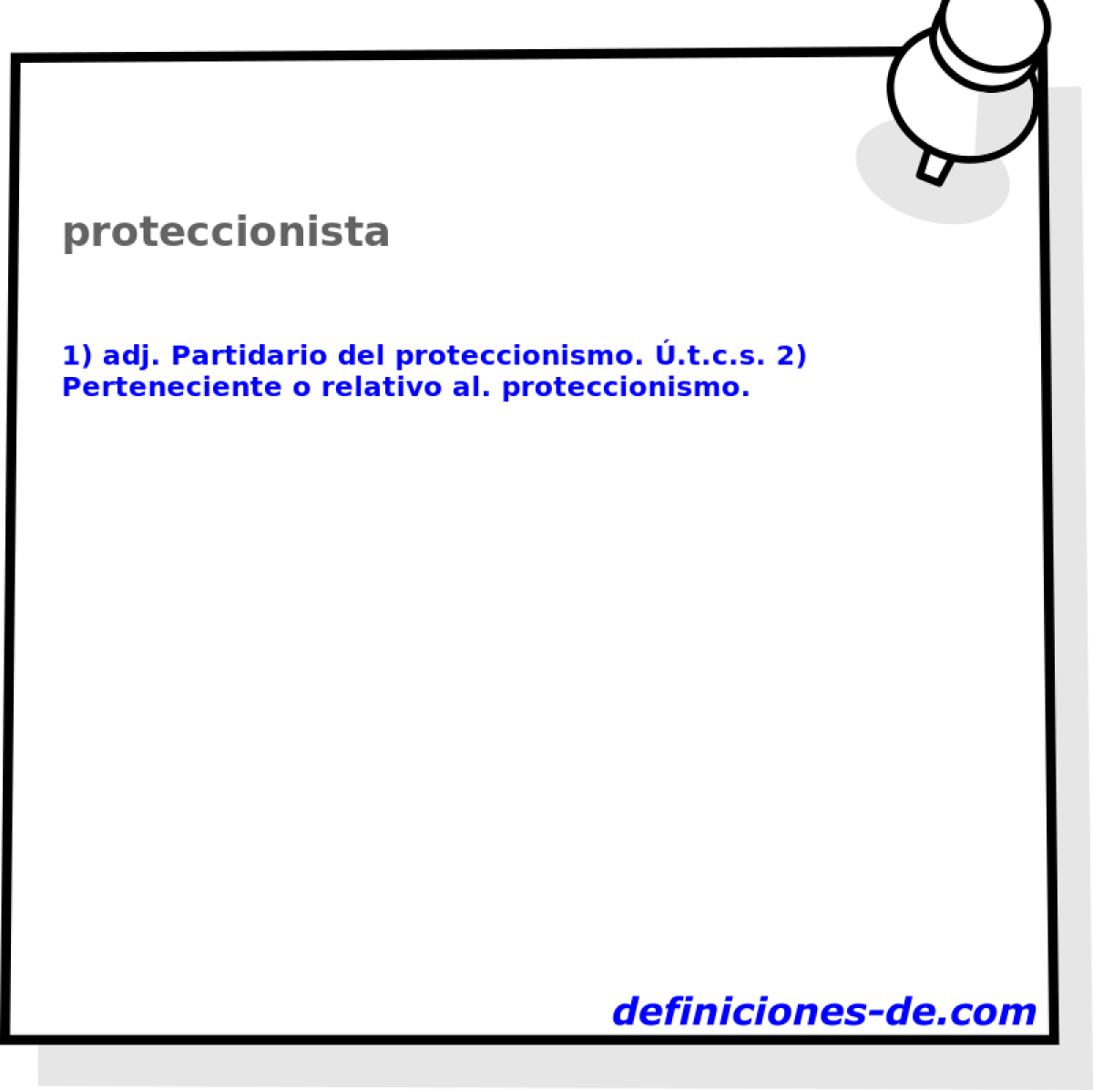 proteccionista 