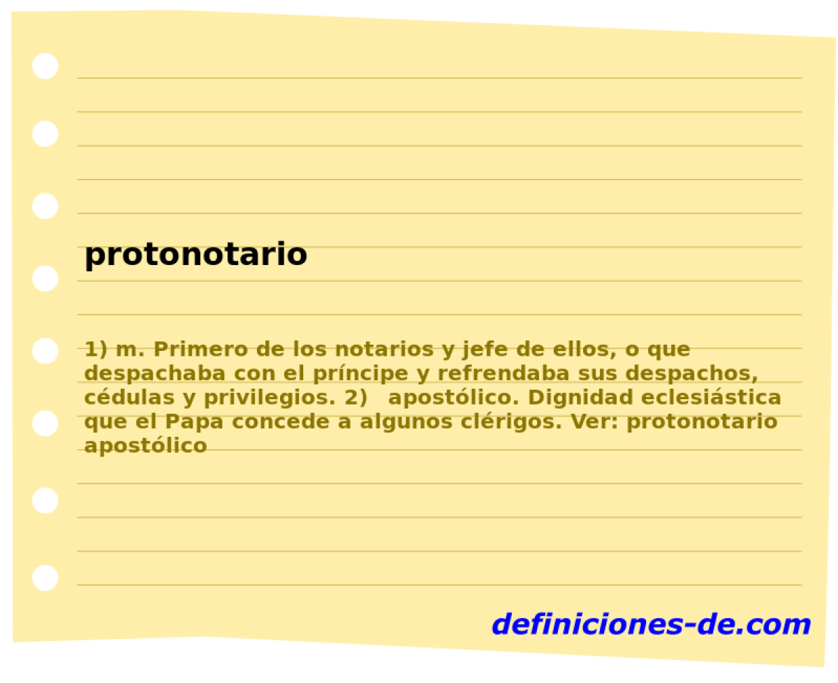 protonotario 