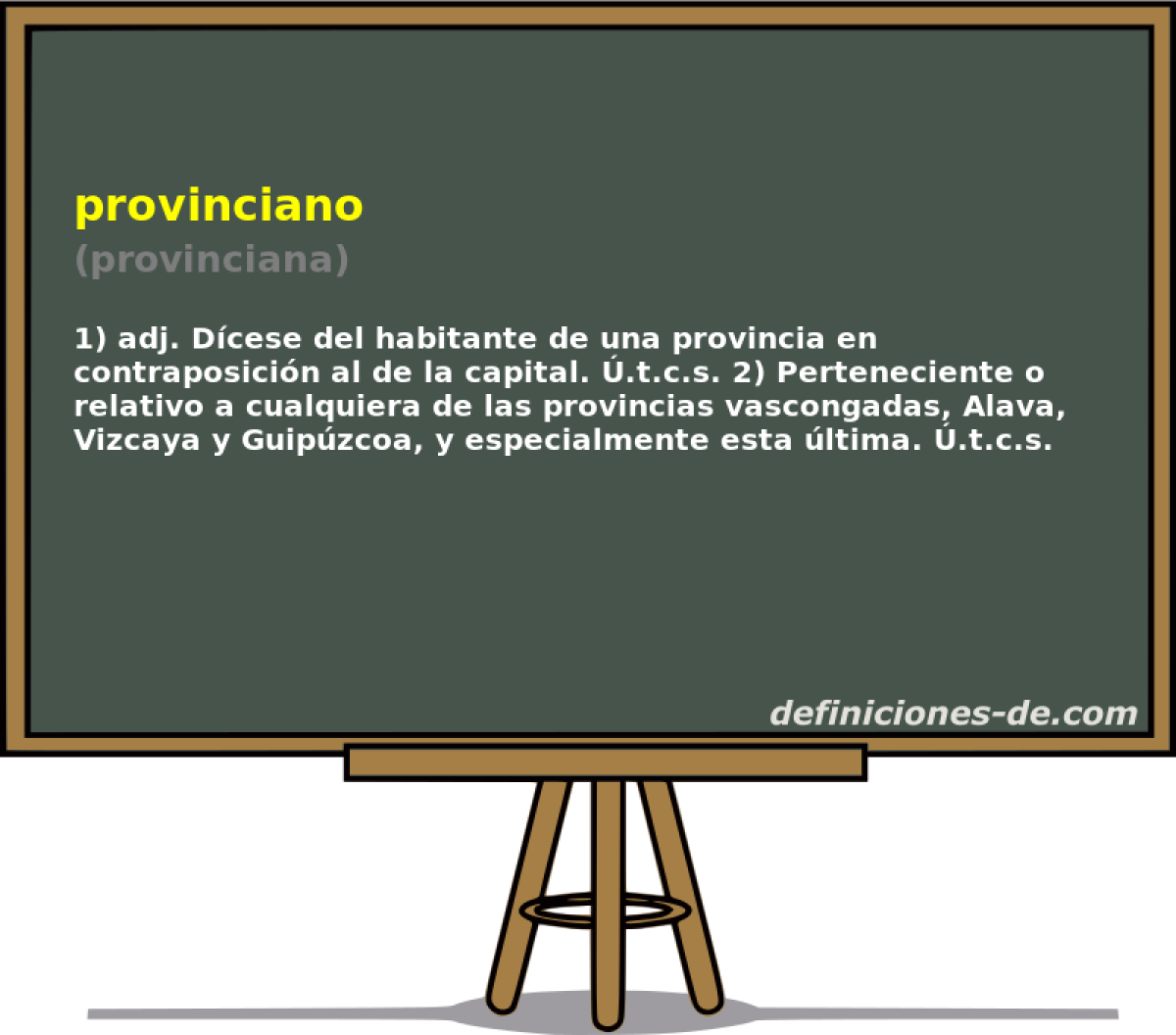 provinciano (provinciana)