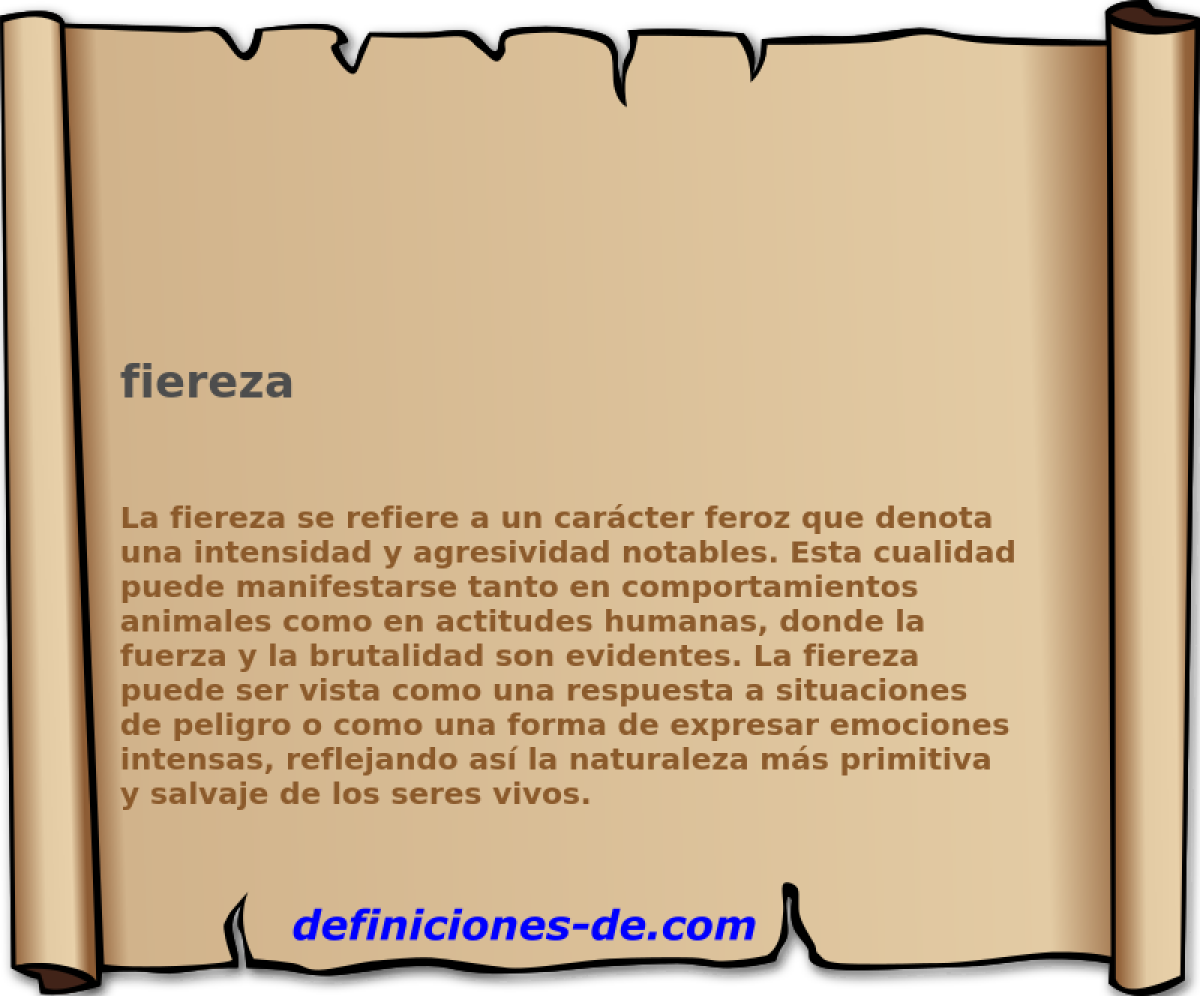 fiereza 