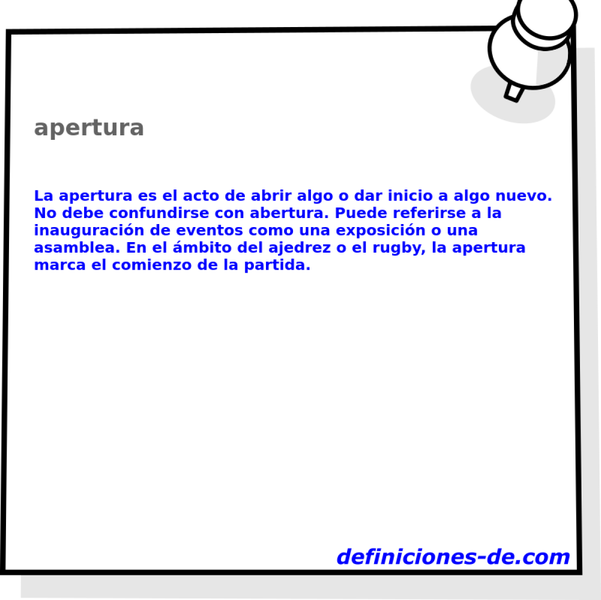 apertura 