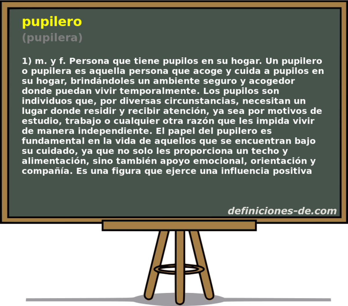 pupilero (pupilera)