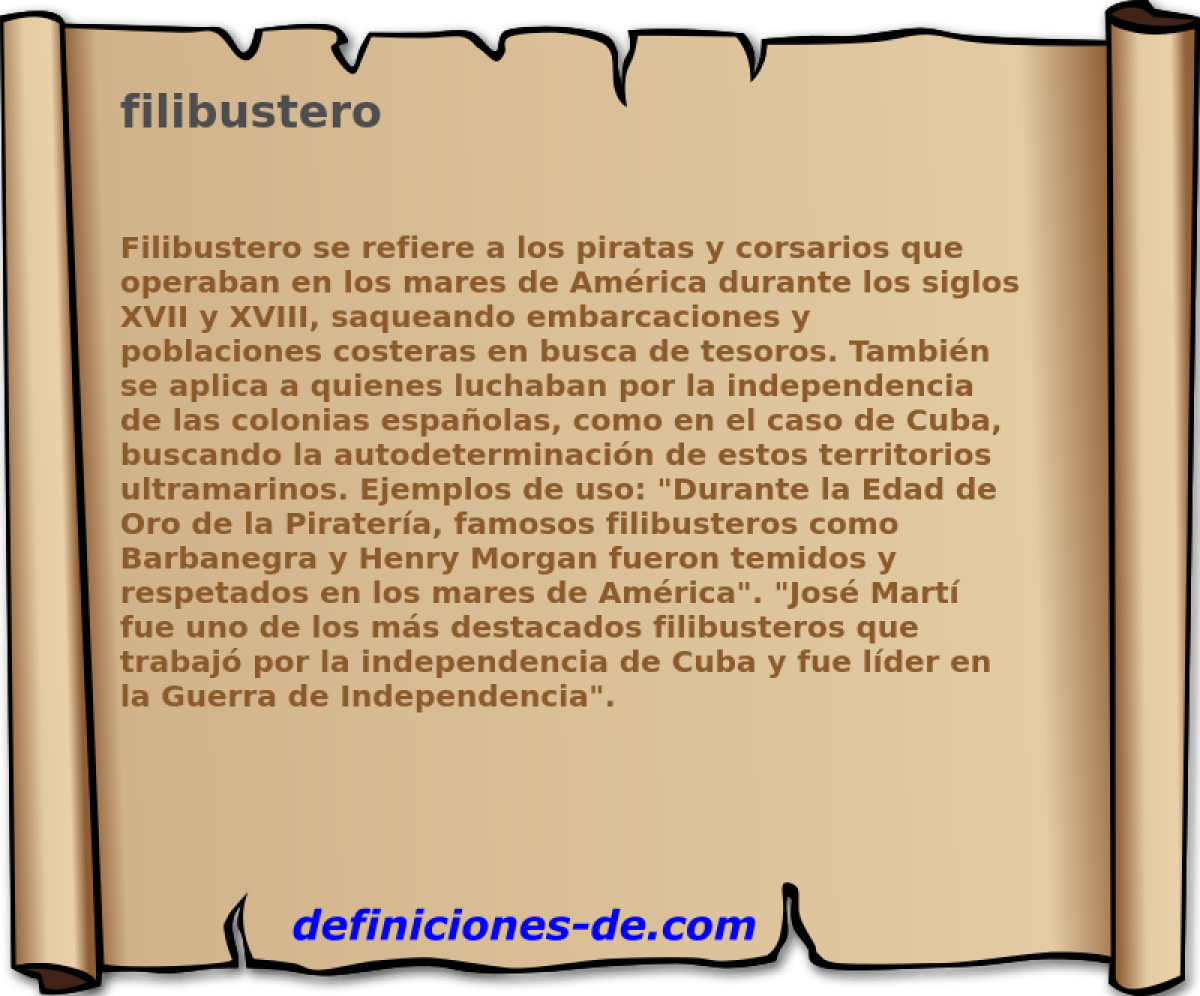 filibustero 