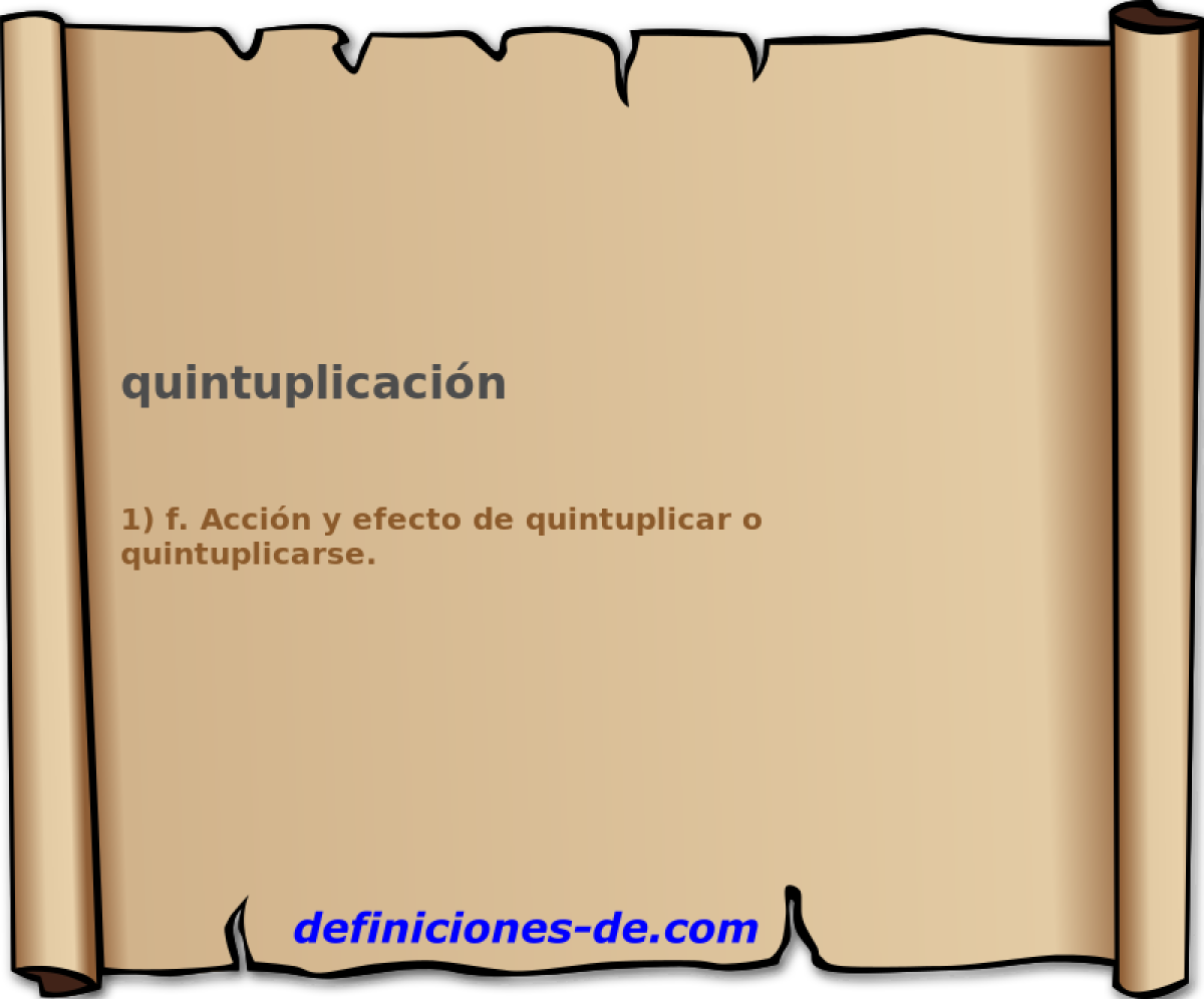 quintuplicacin 