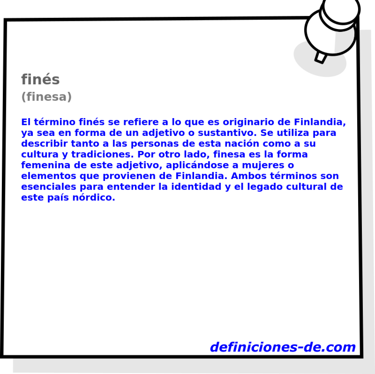 fins (finesa)