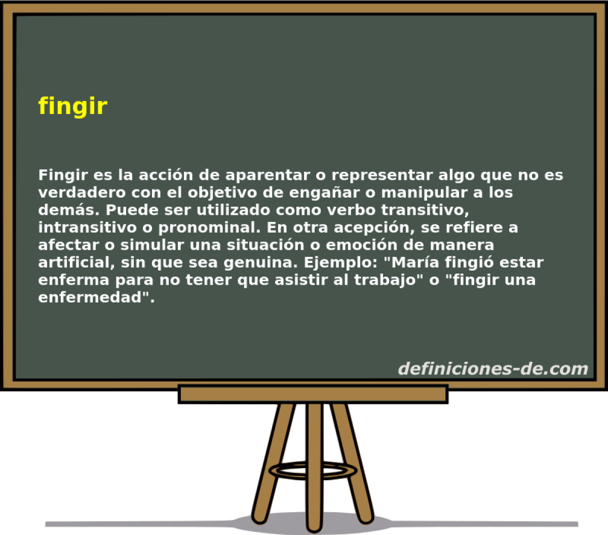 fingir 