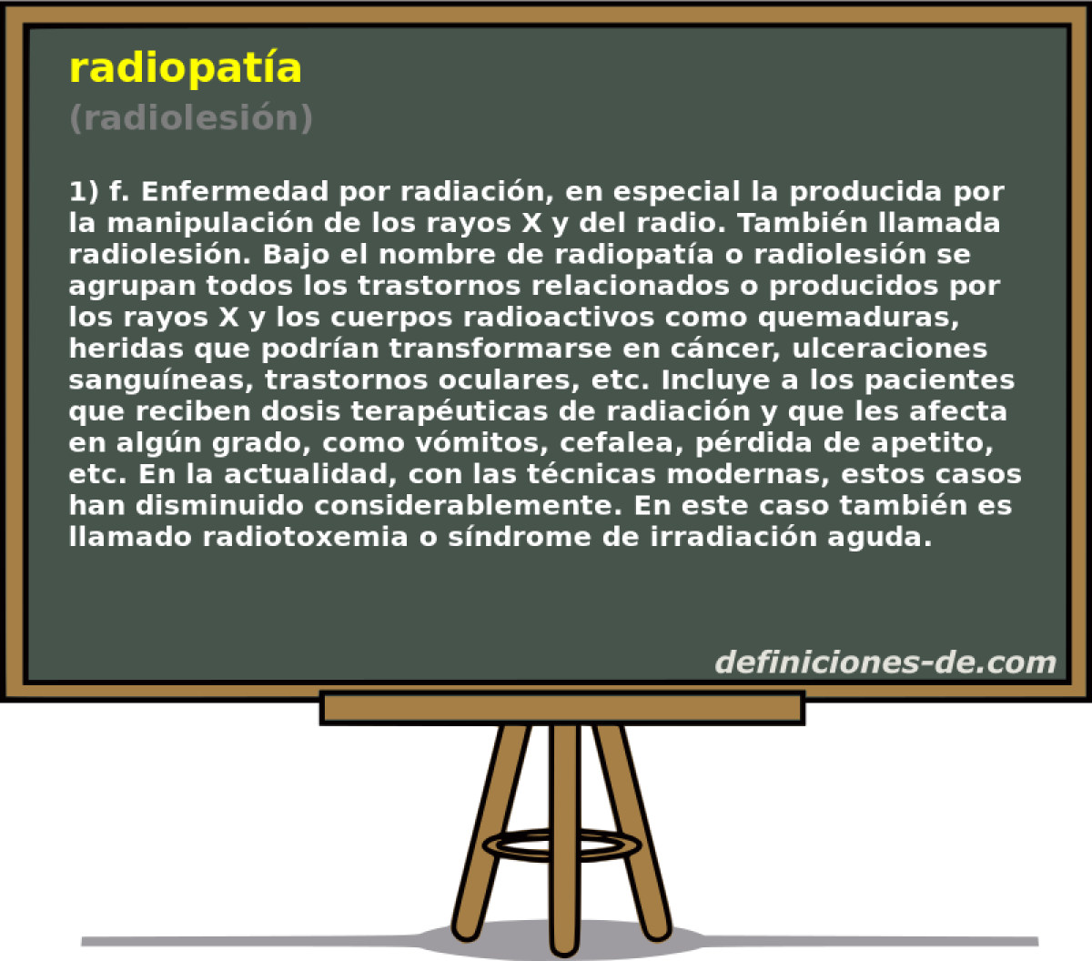 radiopata (radiolesin)