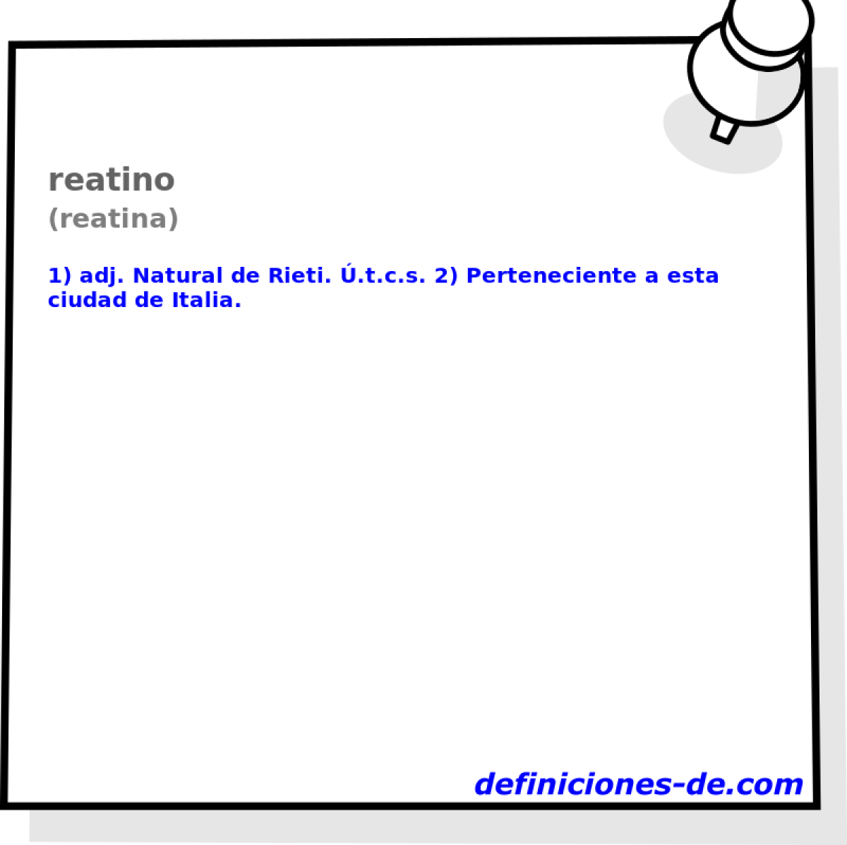 reatino (reatina)